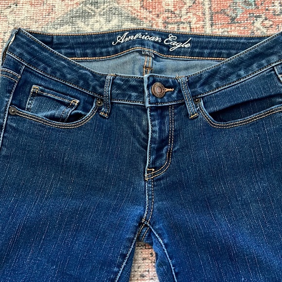 America Eagle Outfitter Jeans Size 8 Long - Picture 3 of 6
